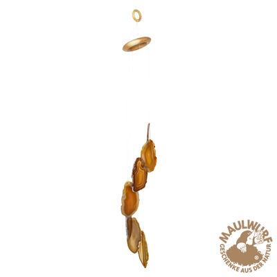 Mobile Achatscheiben natur, 7,0 - 9,0cm/ 60-65cm (VPE: 1.0 St./pc)