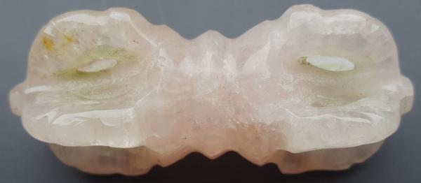 Dorje Rosenquarz, 45,8 Gramm, ca. 6,5 cm - kompakt und kraftvoll