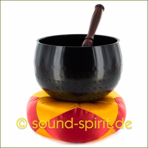 Chinesische Tempelglocke 12 cm inkl. Klöppel + Kissen