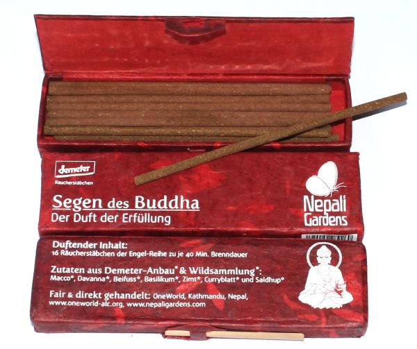 Demeter Bio-Räucherstäbchen Nepal &quotSegen des Buddha&quot - Erfüllung