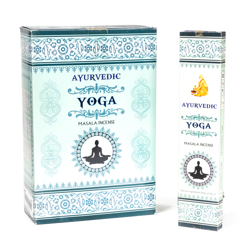 VPE 12 Stück Räucherstäbchen Ayurveda  Yoga Masala - handgerollt