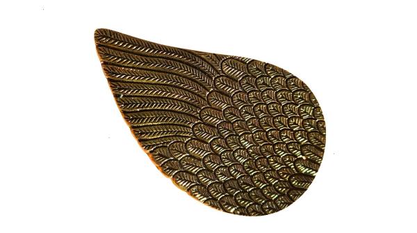 Räucherstäbchenhalter Engelflügel Goldoptik