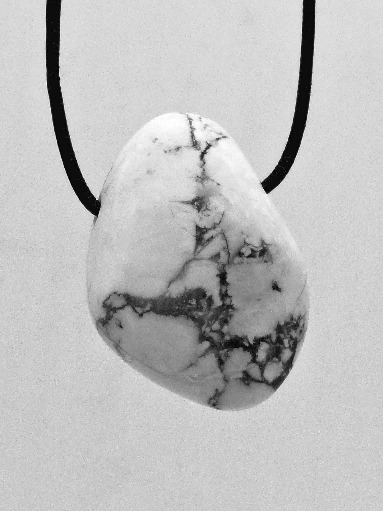 Magnesit, Simbabwe, gebohrt, 3 Stück
