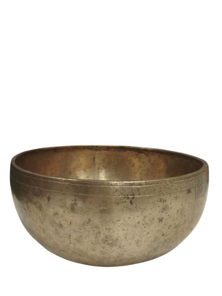 Planeten Klangschale antik, 24,5 cm 1,41 kg Spiritualität und Zufrieden sein - Mond und platonisches Jahr