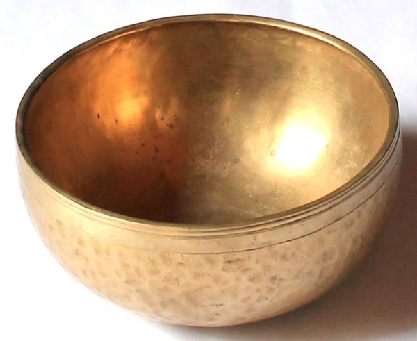 XXL-Planeten-Fußklangschale - Emotionen fühlen und geborgen sein mit Planetenton Mond, bis Schuhgröße 39, ca.10,50 kg, Ø 48,7 cm, mit Klöppel